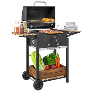 Portable Barbecue Smoker with Warming Rack