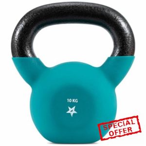 Yes4All 2-20kg Neoprene Coated Cast Iron Kettlebell
