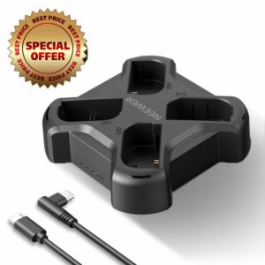 NEEWER LP-E6/LP-E6N/LP-E6NH/LP-E6P Four Channel Battery Charger with PD 60W Fast Charging