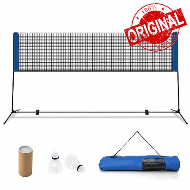 GYMAX Portable Badminton Net Set