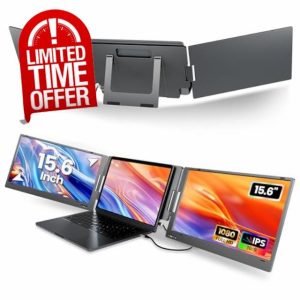 KPKUE 15.6" Laptop Screen Extender Monitor
