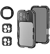 NEEWER Universal Phone Cage Video Rig with Bluetooth Shutter Release Side Handle Comfortable Grip...