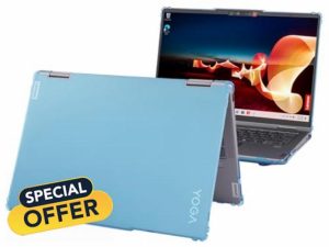 mCover case ONLY Compatible for 2023-2025 14" Lenovo Yoga 7 14IRL8 | 14IML9 | 14AHP9 Series 2-in-1 Windows Notebook Computers (NOT Fitting Any Other Models)- Aqua