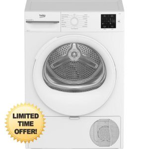 Beko BM3T3713W 7Kg Heat Pump Tumble Dryer - White - A+ Rated            [Energy Class A+]