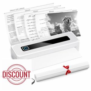 BADGESHAND Portable Printer Wireless