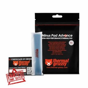 Thermal Grizzly Minus Pad Advance – 4-Pack Thermal Interface Pad