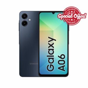 Samsung Galaxy A06 4G 4/64GB Unlocked & Sim free Smartphone Black.