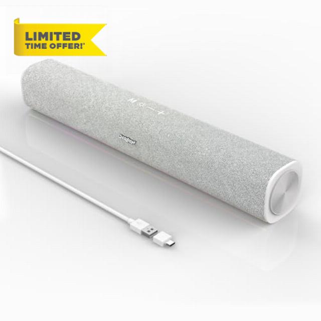 SOULION R100 PC Speakers with Dynamic Lighting Bar Audio-Light Sync/Display for Desktop
