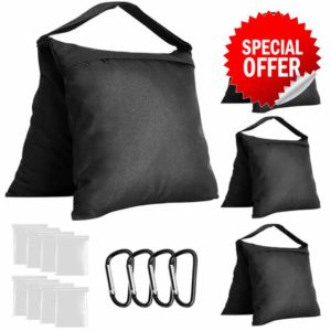 TUAKIMCE 4 Pack Heavy Duty Sandbag
