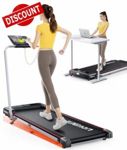 6 in 1 Folding Treadmill with 7% Incline