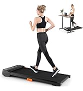 SPOTRAVEL 4-Fold 8FT x 4FT Folding Gymnastics Mat, 5cm Thick Foam PU Leather Tumbling Mats with C...