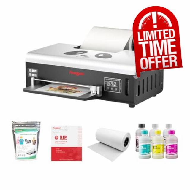 F8 DTF Printer A4 L800 Entry Level T Shirt Printing Machine with White Ink Circulation for Clothing Textile Design (without oven)