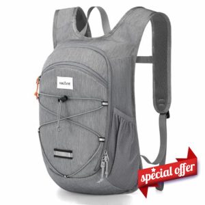 HALOVIE 15L Foldable Hiking Backpack Lightweight Travel Daypack Shoulder Pocket with Chest Strap Packable Rucksack Women Me