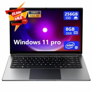 Laptop 16-inch 8GB DDR 256GB SSD Portable Laptop
