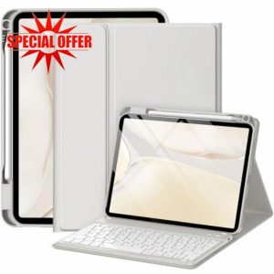 Keyboard Case for iPad 10th Generation 2022/iPad A16 11th Genration 2025 (10.9/11 inch) with Pencil Holder