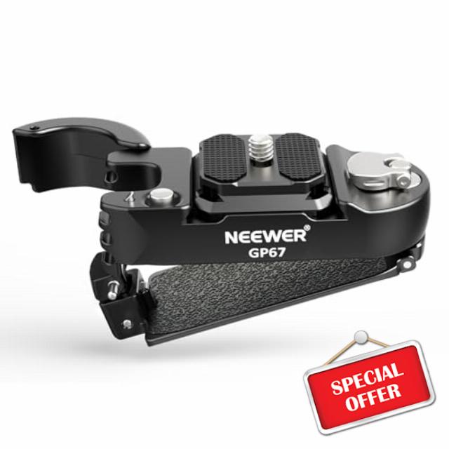 Neewer Backpack Camera Clip Mount with Square QR Plate