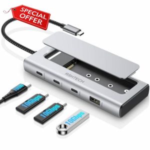 RSHTECH M.2 NVMe/SATA SSD Enclosure