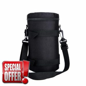 JJC Lens Pouch Bag Protective Case for Canon EF 100-400mm f4.5-5.6L EF 70-200mm f2.8L is II III USM RF 600mm f11 is STM Nikon AF-S 70-200mm f2.8G ED VR II AF 80-200mm f2.8D