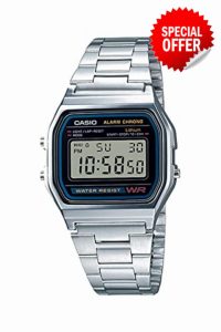 Casio Men's Digital Watch with Stainless Steel Bracele