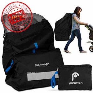Fosmon Airplane Car Seat Travel Bag Adjustable Padded Shoulder Strap Nylon Backpack - Universal Size