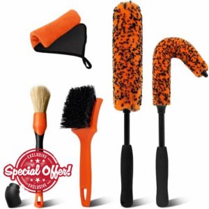 YeewayVeh 5PCS Car Wheel Cleaning Kit