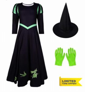 Tangsenyu Wicked Glinda Costume Kids Witch Fairy Dresses