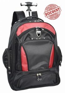 Backpack With Wheels Telescopic Handle Hiking Camping Outdoor Rucksack HT63