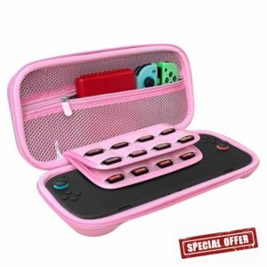 Hermitshell Hard Travel Case for Nintendo Switch 2 Controller (Only case) (Pink
