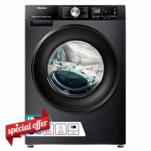 Hisense 3S WiFi Series WF3S1243BW3 12 KG Front Load Washing Machine Durable Inverter