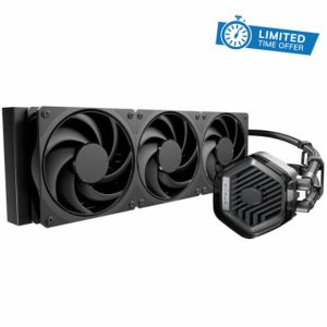 Cooler Master MasterLiquid 360 Atmos Stealth CPU Liquid Cooler - AIO Water Cooling System (TDP 300W)