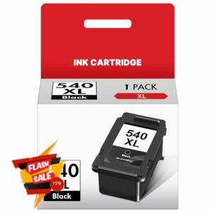 540XL Black Ink Cartridge Remanufactured for Canon 540 540XL Ink Cartridges Black PG-540 PG-540XL 540XL for Pixma TS5150 TS5151 MG3550 MG3650 MG3650s MG3200 MG3500 MG2250 MG3600 MG4250 MG3250 MX475