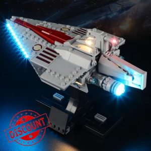 BOOZUU Light Kit for Lego-75404 Acclamator-Class Assault Ship - Lighting Compatible with Lego Star Wars Acclamator-Class Assault Ship 75404 Building Set for Adults (Lights Only