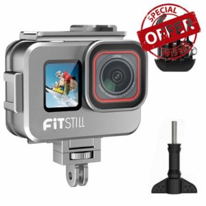 FitStill 80M/263FT Aluminum Alloy Waterproof Case Compatible for Insta 360 Ace Pro2/Ace Pro