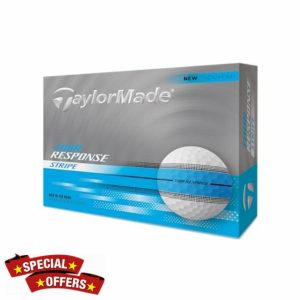 TaylorMade 2025 Golf Tour Response Stripe White/Blue Golf Balls