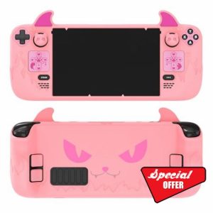 PlayVital Cute Demon Protective Case for Steam Deck LCD & OLED