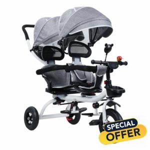 ilkqeppe Double Pram