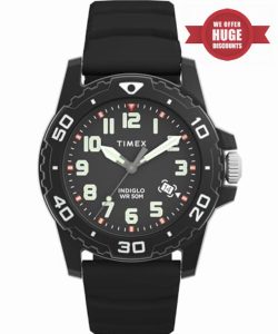 Timex Men's Analog Quartz Watch with Silicone Strap TW5M612