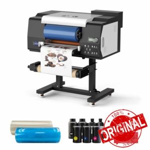 Procolored VF13Pro 2-In-1 Uv Dtf Sticker Printer With Dual Xp600 Printhead For UV DTF Cup Wraps Glass Metal Wood Tumbler Plastic Etc,Adhesive Printing For Custom Personalized Sticker (with stand)