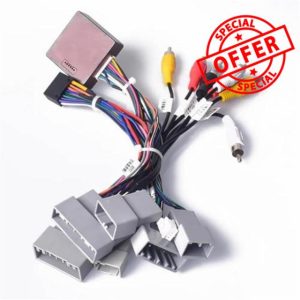 ZVPQU Car Radio Stereo Wiring Harness Cable Adapter Android 16pin