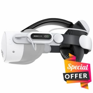 BOBOVR E3 Pro Battery Strap Accessories Compatible with Meta Quest3/3S