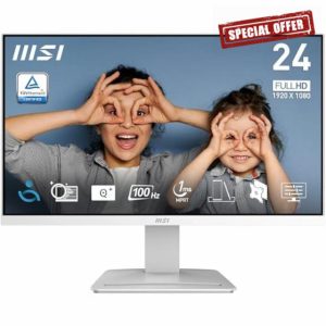 MSI PRO MP2412W 23.8 Inch Full HD Office Monitor - 1920 x 1080 Wide View Panel