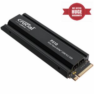 Crucial P310 2TB SSD M.2 NVMe PCIe Gen4 Internal Gaming PS5 SSD with Heatsink