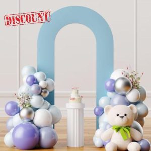 sea incrsion Baby Blue 7.2FT U Shaped Open Arch Backdrop