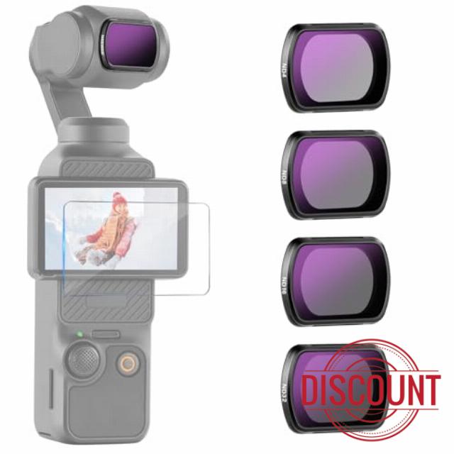 NEEWER ND Filter Kit for Pocket 3 (4 Pack)