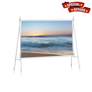 XGIMI Outdoor Portable Projector Screen 70" Foldable & Lightweight - Camping/Backyard Compatible with MoGo Pro/Horizon/Elfin Long Throw Projectors | HD/4K HDR10+ | Travel Movie Scree