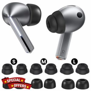Delidigi 6 Pairs Ear Tips Set for Samsung Galaxy Buds3 Pro (2024)