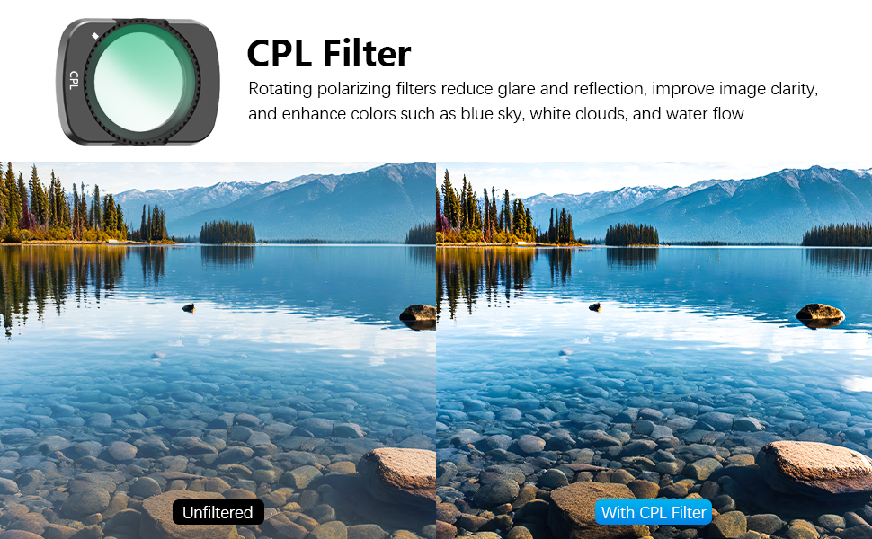 ND Filter Kit for DJI Osmo Pocket 3 Accessories