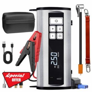 3500A Car Jump Starter Power Pack with 150PSI Air Compressor