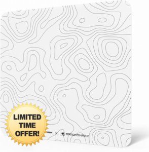 MAMBASNAKE x ATTACK SHARK CM05 Contour Glass Hard Gaming Mousepad