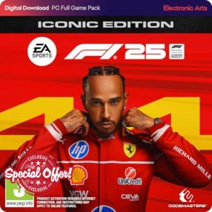 EA SPORTS F1 25 Iconic Edition PCWin | Downloading Code EA App| VideoGame | English